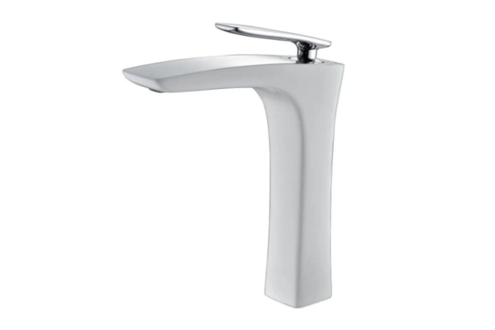 Single lever art basin high faucet