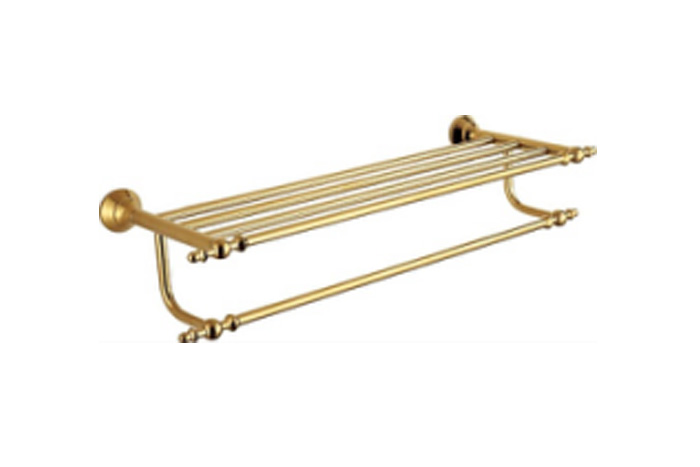 Towel rack w/under towel bar  60cm